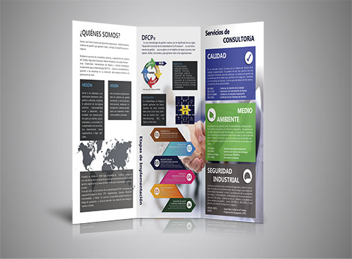 Diseño gráfico de Tripticos Diseño gráfico de Tripticos